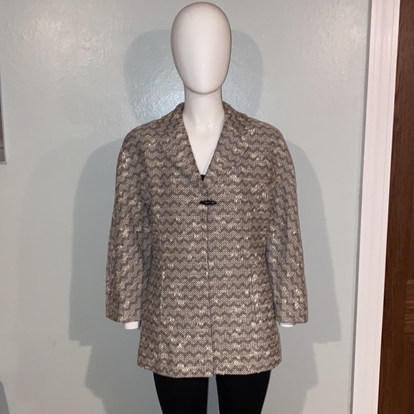 Doncaster Tweed Chevron Blazer - Picture 2 of 14